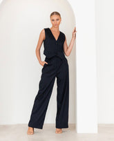 JAYDE PINSTRIPE SUIT VEST